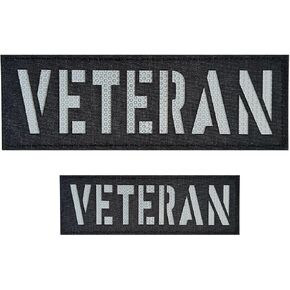 2 حزمة من رقعة الأمان العاكسة للضوء ذات اللوحة الخلفية العاكسة مع خطاف وحلقة، واحدة صغيرة وواحدة كبيرة سوداء (الأمن (أسود-أبيض)) in Kuwait