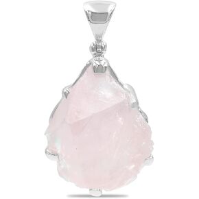 Starborn Rough Gemstone Sterling Silver Pendant - X Large