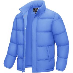 MAGCOMSEN Men's Down Jacket Warm Puffer Jacket Winter Coats Water Resistant Windproof Insulated Jacket in Saudi Arabia