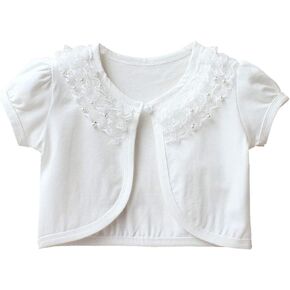 Girl Shrugs Knit Long Sleeve Lace Bolero Cardigan Shrug in Kuwait