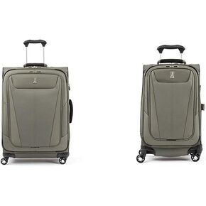 Travelpro Maxlite 5-Softside Expandable Spinner Wheel Luggage, Slate Green, 2-Piece Set (21/25)