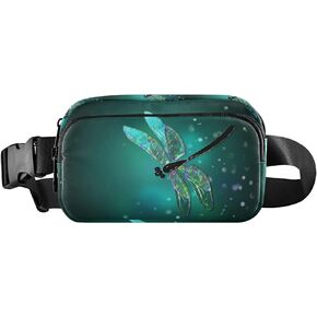 Cow Sunflower Belt Bag for Women Fanny Pack Fashion Waist Packs Everywhere Waist Pouch Presents for Outdoor Shopping Travel Hiking