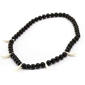 retsamradassaT Anime Elegant Bead of Subjugation Cosplay Necklace, Black