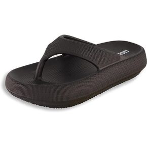 CUSHIONAIRE Women's Fling recovery cloud pool slides sandal with +Comfort