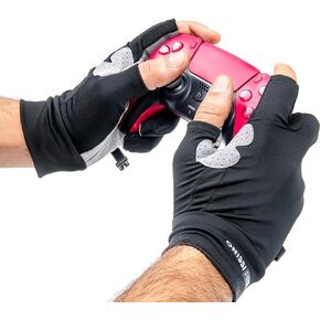 ONISSI Pro Gaming Gloves for Sweaty Hands | Gamer Gloves for PS4/PS5/Xbox/Computer/PC/VR/Mobile/Sim Racer| Sim Racing Gloves