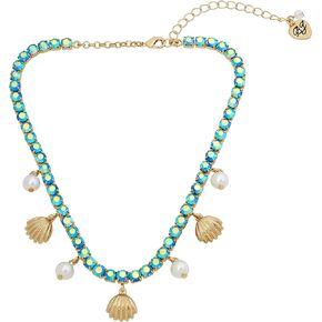 Shell & Pearl Tennis Necklace