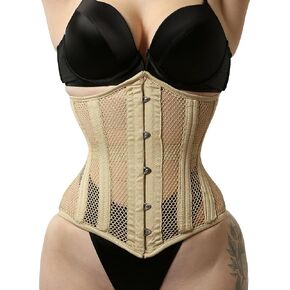 مشد نسائي تحت الصدر، مشد مزدوج من الصلب الجوفاء، مشد شبكي لتدريب الخصر in Kuwait