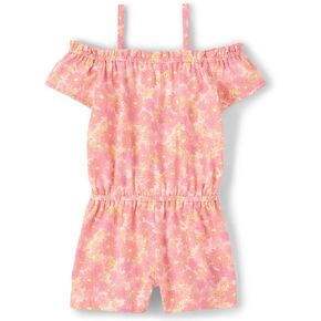 The Children's Place,And Toddler Girls Short Sleeve Fashion Romper,Baby-Girls,Summer Dawn,9-12 Months