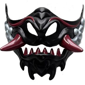 BEYOND MASQUERADE B Oni Samurai Mask Japanese Warrior Mask Demon Hannya Cosplay Character Masks Devil Halloween Party Costume