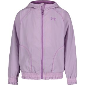Under Armour Girls Wintuck Crinkle Windbreaker (Big Kid), Purple Ace