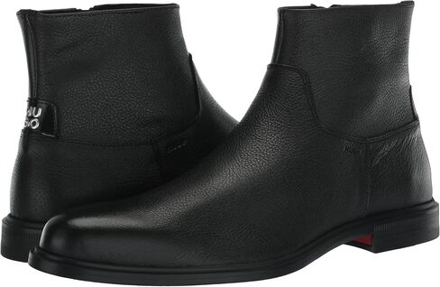 HUGO Men's Kerr Leather Zip Up Chelsea Bootie Boot in Saudi Arabia