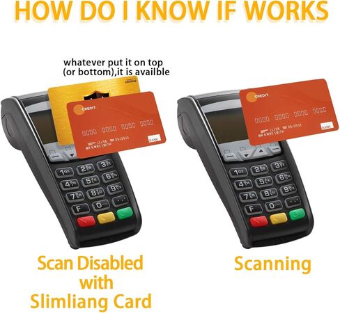 بطاقة حجب تحديد الهوية بموجات الراديو | حماية بطاقات ان اف سي بدون تلامس | بطاقة واحدة تحمي محفظتك بالكامل | لا حاجة الى اكمام واحدة | للرجال والنساء، حامل بطاقات الائتمان او المحفظة او جواز السفر in Kuwait