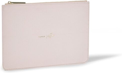 Katie Loxton Super Sister Womens Medium Sustainable Style Sentiment Perfect Pouch Dusty Lilac, Dusty Lilac, 6 x 9.5 Inches in Kuwait