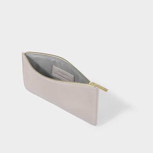 Katie Loxton Super Sister Womens Medium Sustainable Style Sentiment Perfect Pouch Dusty Lilac, Dusty Lilac, 6 x 9.5 Inches in Kuwait