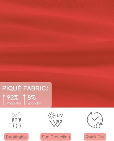 قمصان بولو Hiverlay للسيدات قمصان جولف بياقة على شكل حرف V وقمصان تنس سريعة الجفاف للحماية من الشمس وخفيفة الوزن in Kuwait