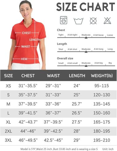 قمصان بولو Hiverlay للسيدات قمصان جولف بياقة على شكل حرف V وقمصان تنس سريعة الجفاف للحماية من الشمس وخفيفة الوزن in Kuwait