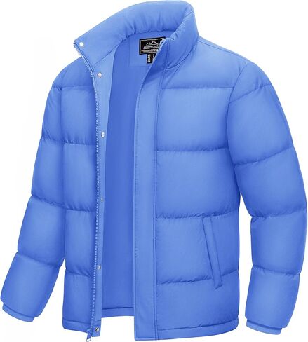 MAGCOMSEN Men's Down Jacket Warm Puffer Jacket Winter Coats Water Resistant Windproof Insulated Jacket in Saudi Arabia
