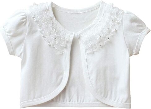 Girl Shrugs Knit Long Sleeve Lace Bolero Cardigan Shrug in Kuwait