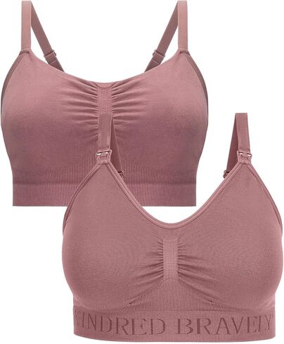 Kindred Bravely Sleep Pumping Bra & Sublime Nursing Bra Bundle (Twilight, Large-Busty) in Saudi Arabia