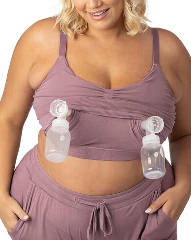Kindred Bravely Sleep Pumping Bra & Sublime Nursing Bra Bundle (Twilight, Large-Busty) in Saudi Arabia