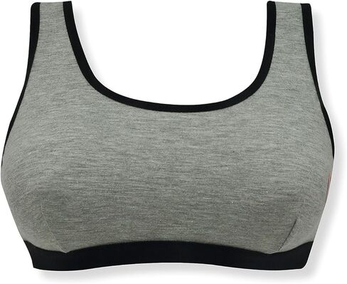 حمالة صدر للتدريب من القطن للفتيات من DChica للمبتدئين للمراهقين - عبوة من 4 قطع in Kuwait