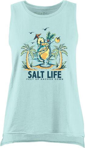 Salt Life Women's Drink Up Muscle Tank Top in Saudi Arabia