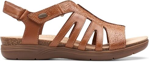 Clarks Women's April Belle Flat Sandal in Saudi Arabia