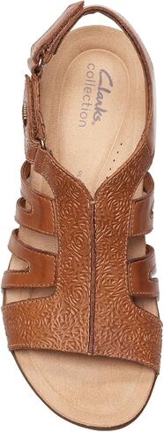 Clarks Women's April Belle Flat Sandal in Saudi Arabia