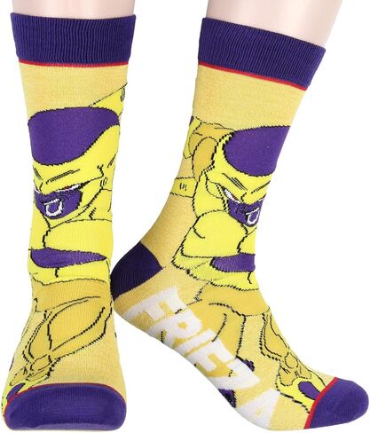 Dragon Ball Z Character Socks Goku Vegeta Frieza Piccolo 5 Pack Adult Crew Socks in Kuwait