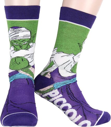 Dragon Ball Z Character Socks Goku Vegeta Frieza Piccolo 5 Pack Adult Crew Socks in Kuwait