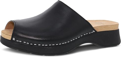 Dansko Ravyn Peep Toe Sandal for Women - Colorful and Stylish Shoe with Recycled Textile Linings and Leather Uppers - All-Day Legendary Comfort in Saudi Arabia
