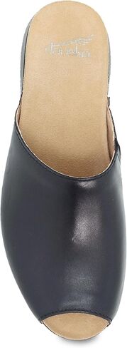 Dansko Ravyn Peep Toe Sandal for Women - Colorful and Stylish Shoe with Recycled Textile Linings and Leather Uppers - All-Day Legendary Comfort in Saudi Arabia