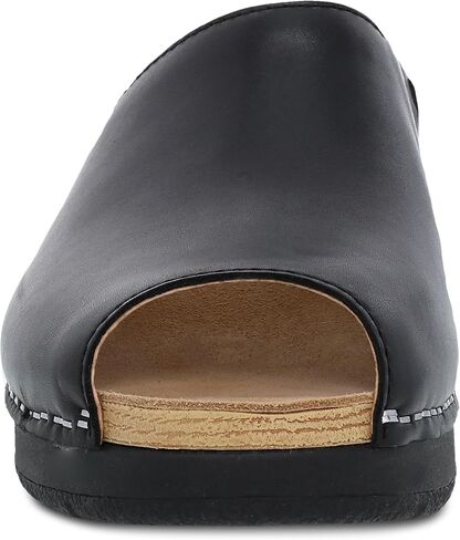 Dansko Ravyn Peep Toe Sandal for Women - Colorful and Stylish Shoe with Recycled Textile Linings and Leather Uppers - All-Day Legendary Comfort in Saudi Arabia