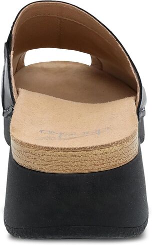 Dansko Ravyn Peep Toe Sandal for Women - Colorful and Stylish Shoe with Recycled Textile Linings and Leather Uppers - All-Day Legendary Comfort in Saudi Arabia