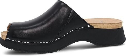 Dansko Ravyn Peep Toe Sandal for Women - Colorful and Stylish Shoe with Recycled Textile Linings and Leather Uppers - All-Day Legendary Comfort in Saudi Arabia