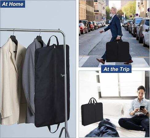 Garment Bag with packing cube, Black in Kuwait