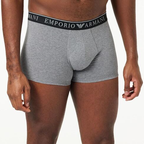 Emporio Armani Men's Stretch Cotton Endurance 2-Pack-Trunk in Saudi Arabia