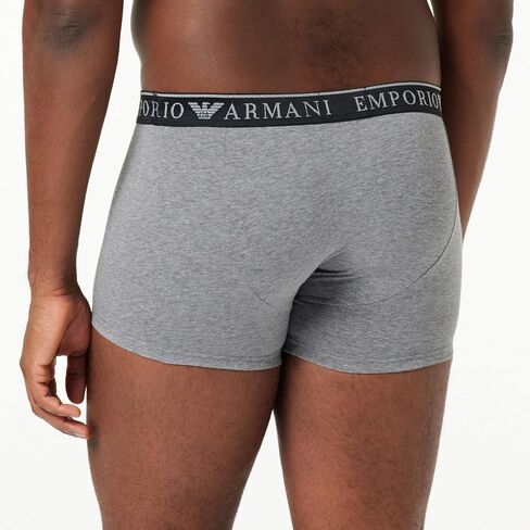 Emporio Armani Men's Stretch Cotton Endurance 2-Pack-Trunk in Saudi Arabia