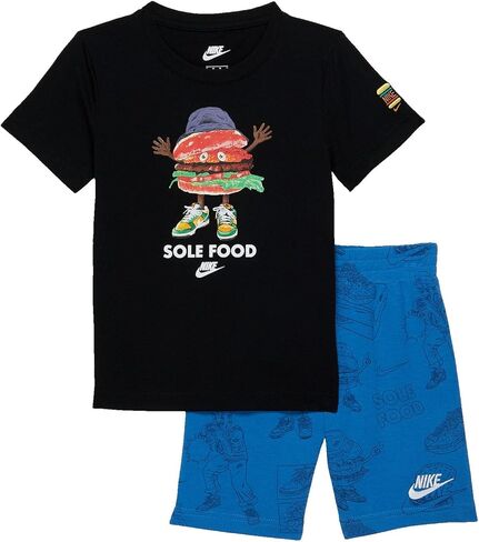 Nike Boy's NSW Sole Food T-Shirt and Shorts Set (Toddler/Little Kids) in Saudi Arabia