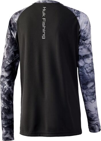 HUK Kids' Double Header Long Sleeve Shirt +Sun Protection in Saudi Arabia