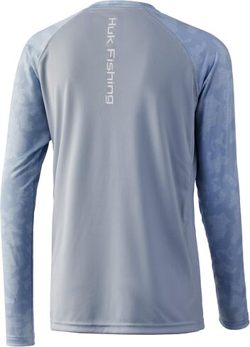 HUK Kids' Double Header Long Sleeve Shirt +Sun Protection in Saudi Arabia