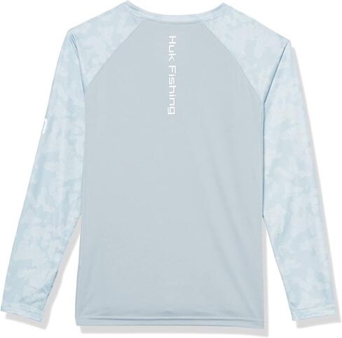 HUK Kids' Double Header Long Sleeve Shirt +Sun Protection in Saudi Arabia
