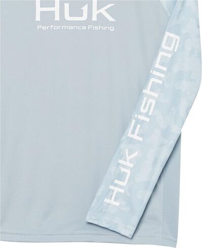 HUK Kids' Double Header Long Sleeve Shirt +Sun Protection in Saudi Arabia