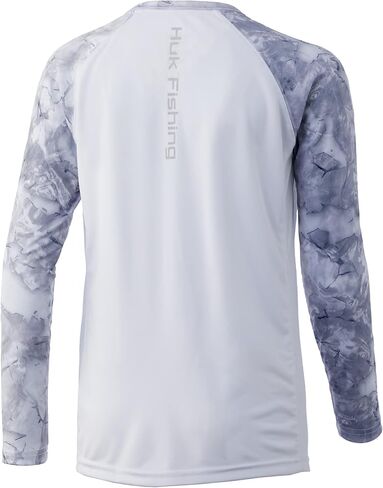 HUK Kids' Double Header Long Sleeve Shirt +Sun Protection in Saudi Arabia
