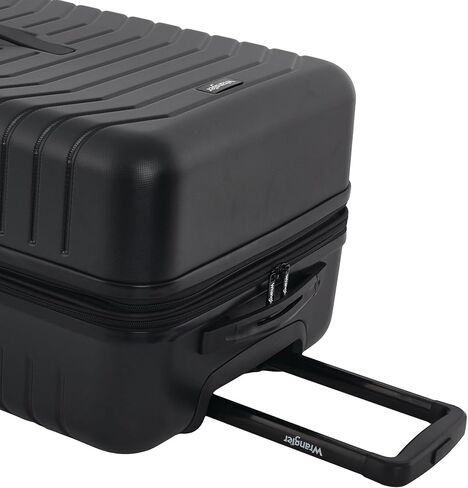 Wrangler Trunk Spinner Set, Black, 2 Luggage & 2 Packing Cubes in Kuwait