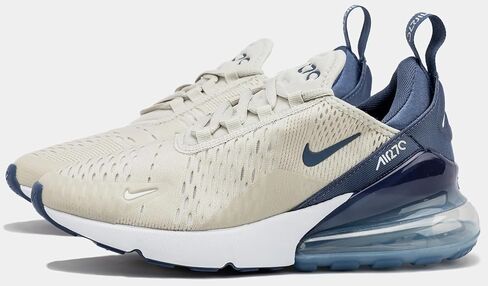 Nike Women's Air Max 270 Light Bone/Diffused Blue-White (FQ8783 072) - 8 in Saudi Arabia