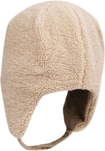 Clakllie Corduroy Trapper Trooper Hats for Skiing Ushanka Russian Caps with Ear Flaps Snow Eskimo Hats Warm Winter Cap in Kuwait