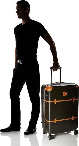 Bric's Bellagio 2.0 Spinner Trunk - 27 Inch - Luxury Bags for Women and Men - TSA Approved Luggage - Black in Saudi Arabia