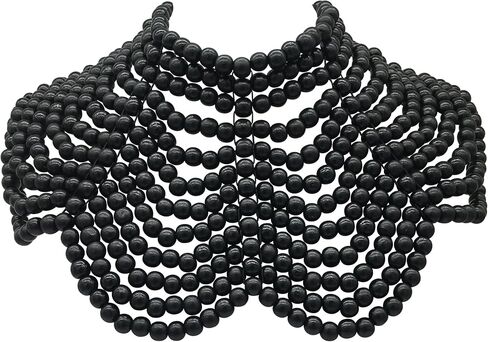 Statement African Jewelry Chunky Colorful Wood Beaded Necklaces For Women Strands Big Bib Choker Collar Multi Color Layered Cluster Tassel Wooden Bead Necklace Handmade Fashion Costume Accessories in Saudi Arabia