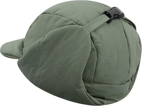 Clakllie Waterproof Trapper Hat for Men Women Windproof Winter Hats with Visor Earflaps Trooper Russian Ushanka Cap in Saudi Arabia